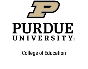Purdue University cobrand logo stacked