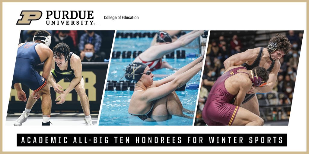 Academic All-Big Ten Honorees for Winter Sports: Michael Leveille, Kat Mueller and Thomas Penol