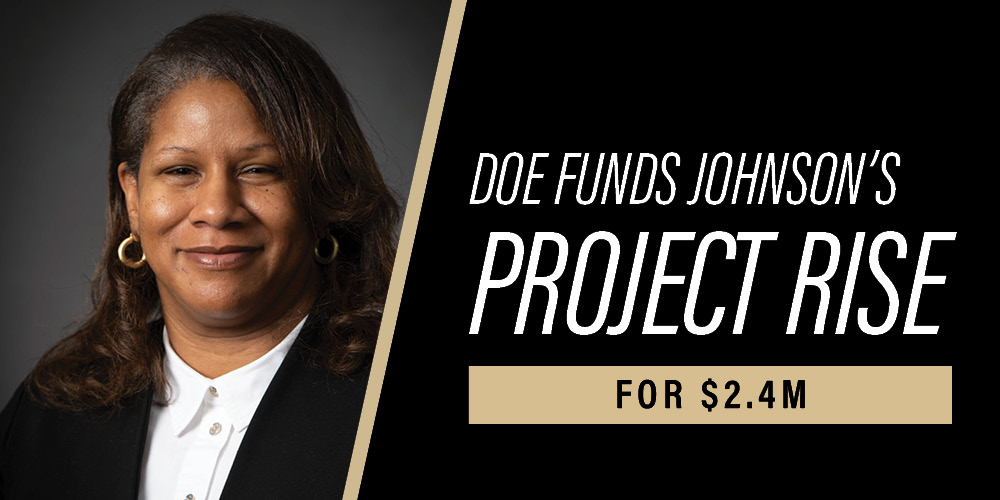 DOE Funds Johnson's Project Rise for 2.4 million