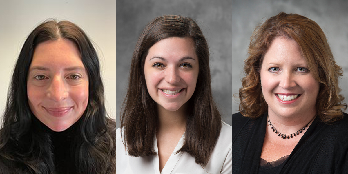 Stephanie Oudghiri, Abby Laufman, and Angie Holtsclaw