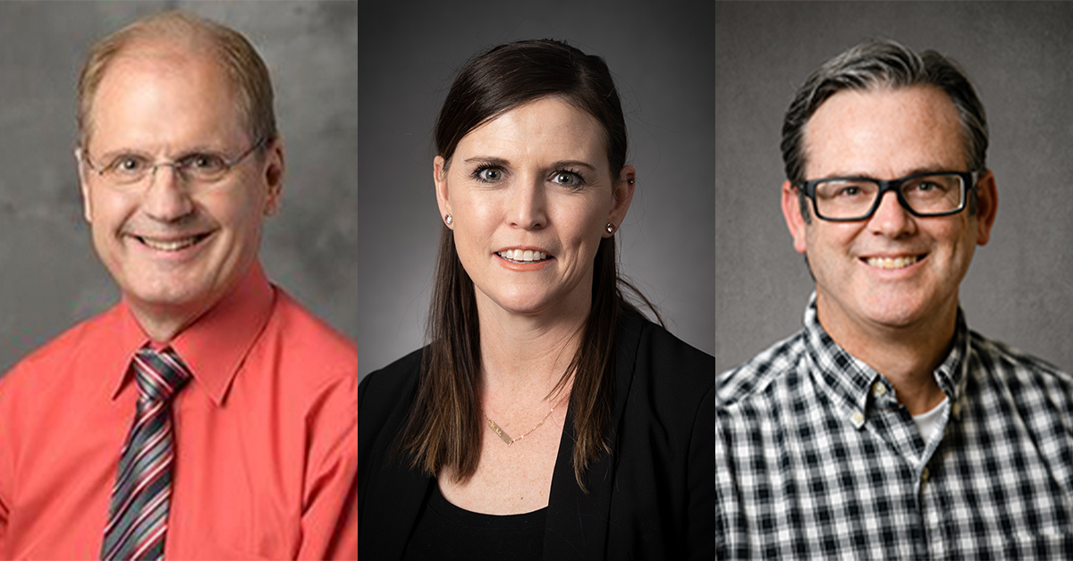 (l to r) Timothy Newby, Adrie Koehler, and Luke Bennett