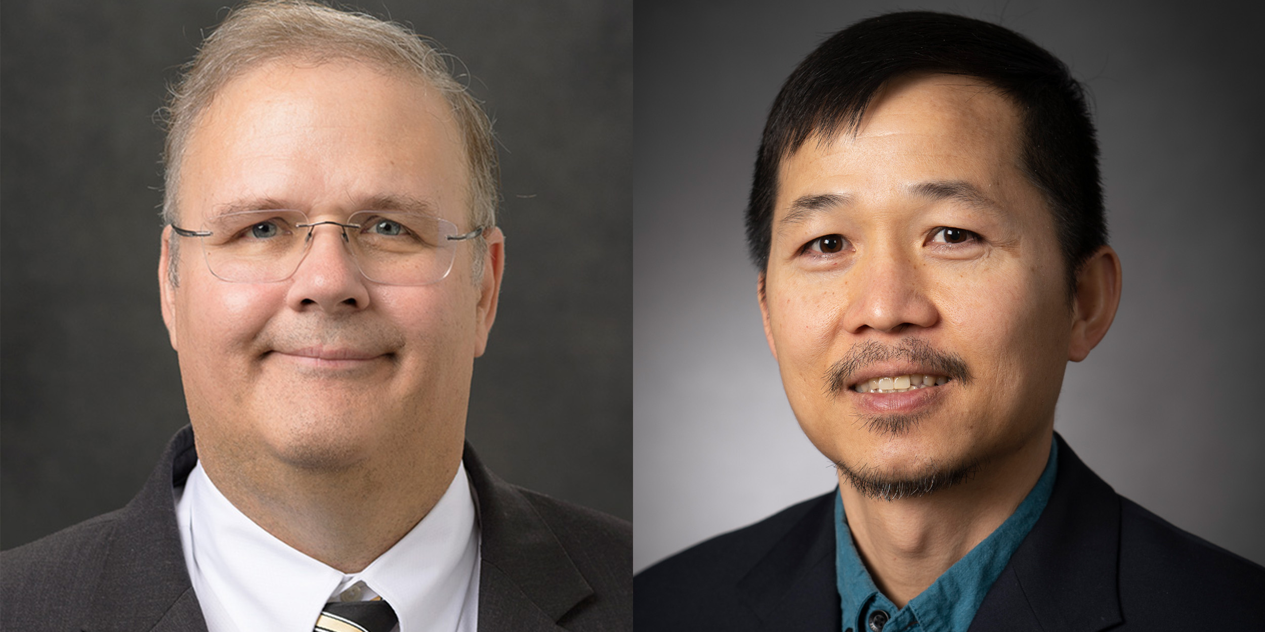 Wayne E Wright (left) Virak Chan (right)