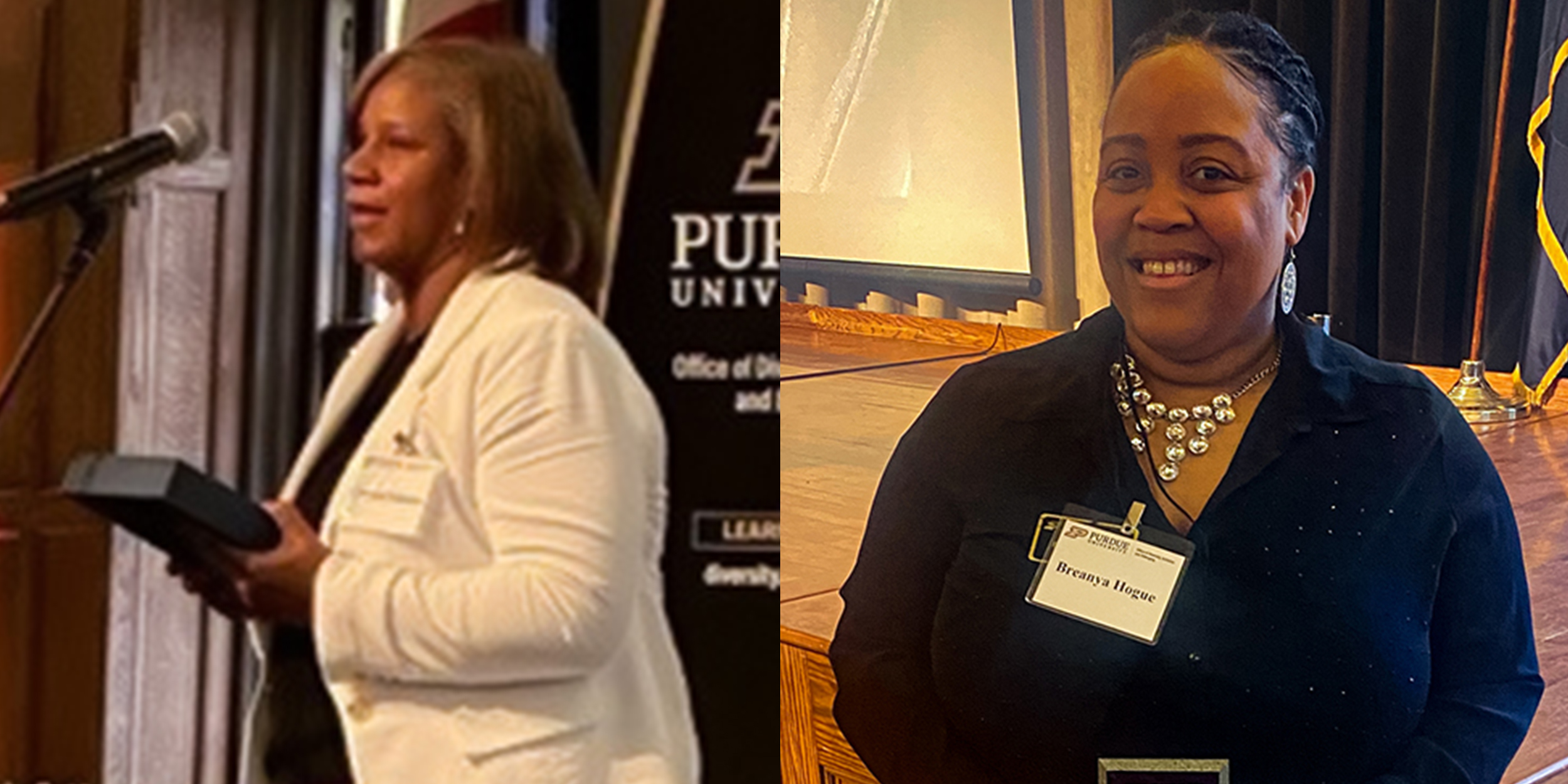 Chrystal Johnson and Breanya Hogue