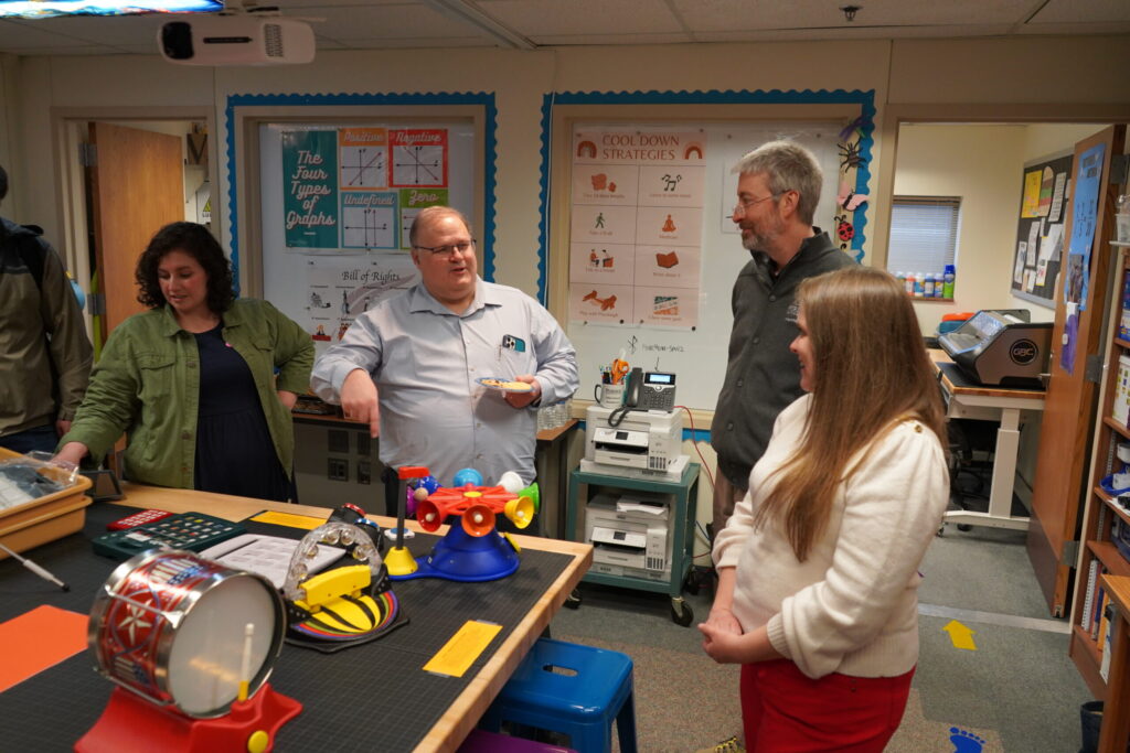 College of Education faculty members at the CREATE grand opening