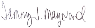Tammy J. Maynard signature