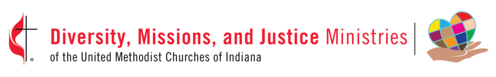 Diversity, Missions, and Justice Ministries of the United Methodist Churches of Indiana Logo