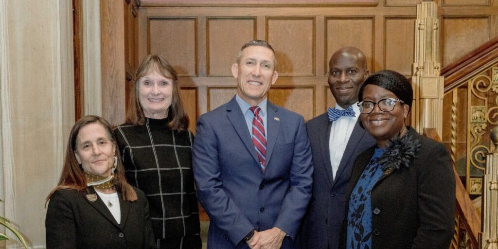 2023 DEAA Recipients standing with Interim Dean Phil VanFossen