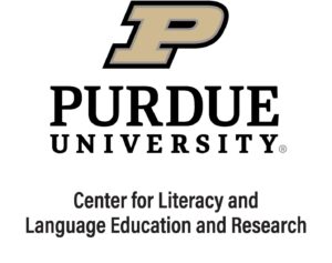 Purdue University Center for Literacy and Language Education and Research logo