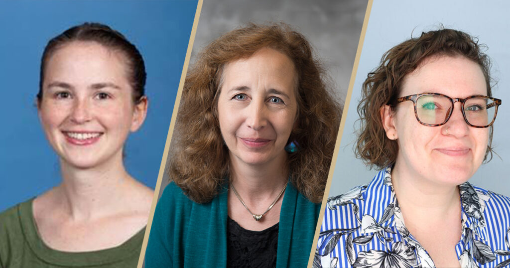 Combination graphic of Laura Bofferding, Karen George-Friedman, and Rebecca Marcum