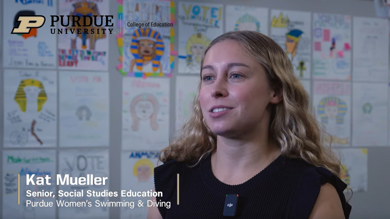 Undergraduate Social Studies Education student Kat Mueller