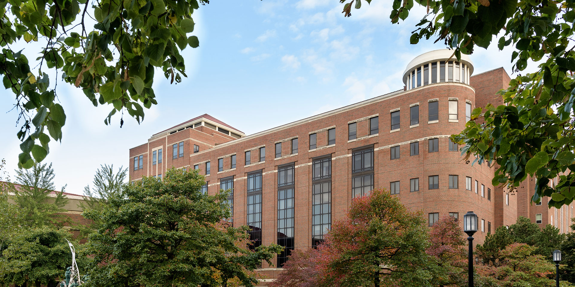 Purdue University's Beering Hall on a sunny day
