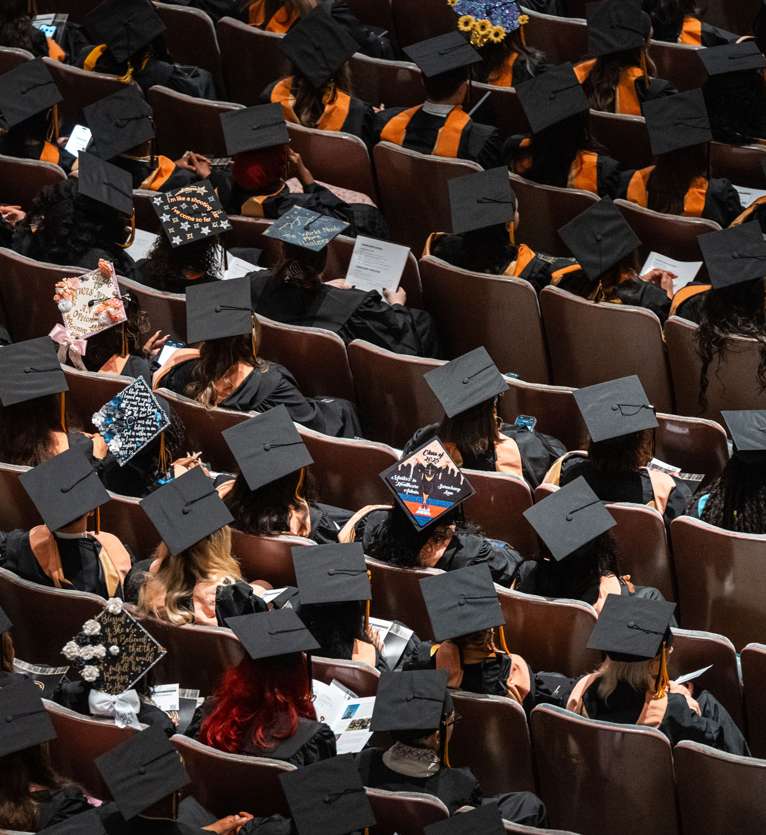 A group of students at graduation