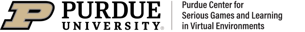 Purdue Center for Serious Games and Learning in Virtual Environments Co-brand