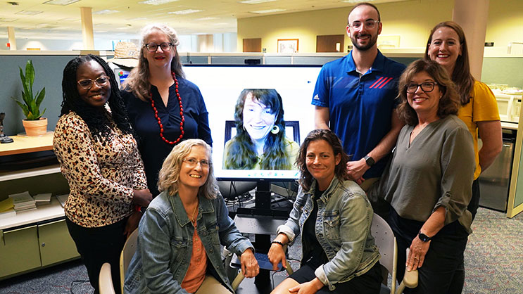 Staff members of the Evaluation and Learning Research Center