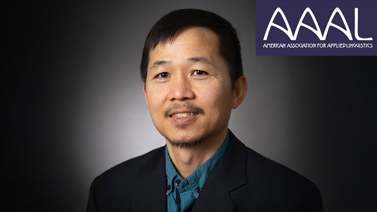 Virak Chan and the American Association for Applied Linguistics logo.