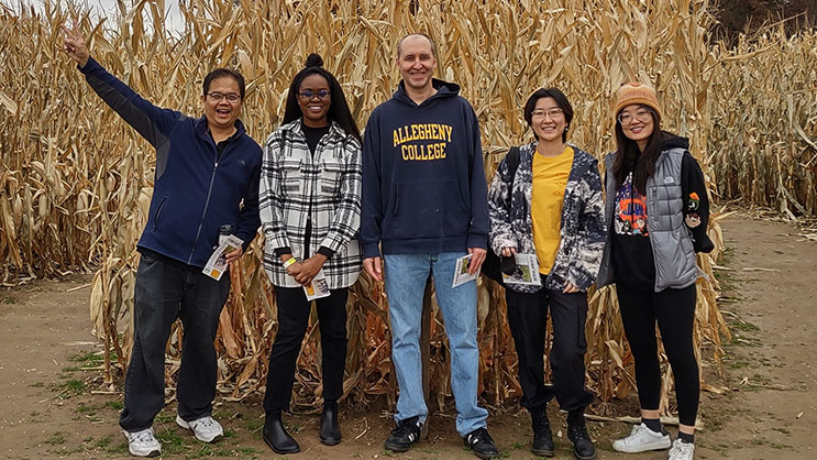 Dr. Eric Deemer with his 2022 research team.