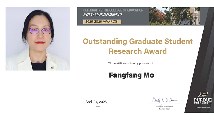 Fangfang Mo Certificate
