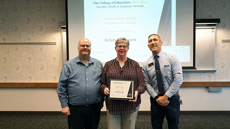 Wayne Wright, Kristen Seward, Phil VanFossen